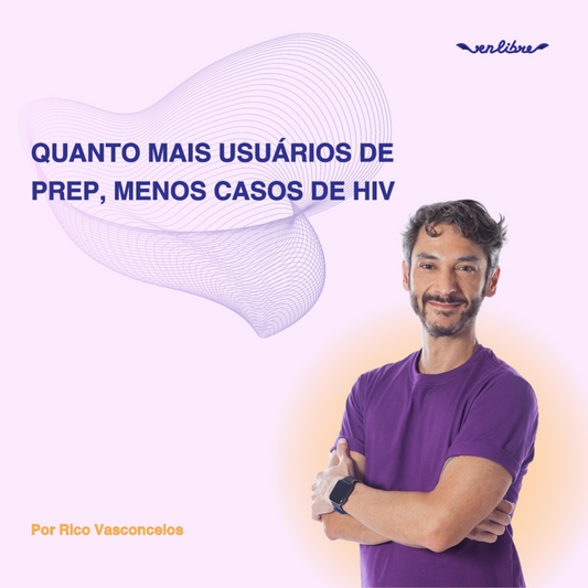 Quanto mais usuários de PrEP, menos casos de HIV